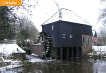 Watermolen Den Haller in Diepenheim, Overijssel. Molenrecht